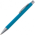 Metal ballpen soft touch ABU DHABI, light blue