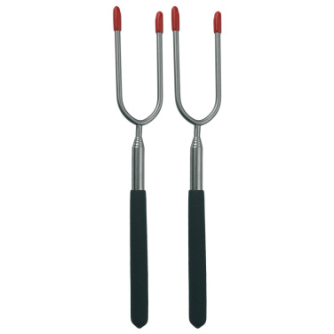 Logotrade promotional gift picture of: BBQ forks LIPNO Schwarzwolf