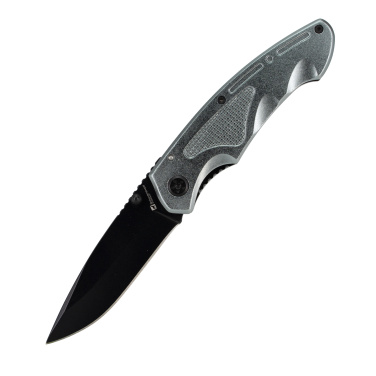 Logo trade promotional merchandise photo of: Pocket knife MATRIX Schwarzwolf