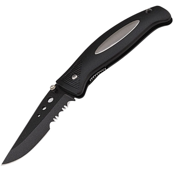 Logotrade promotional item picture of: Folding knife STYX Schwarzwolf