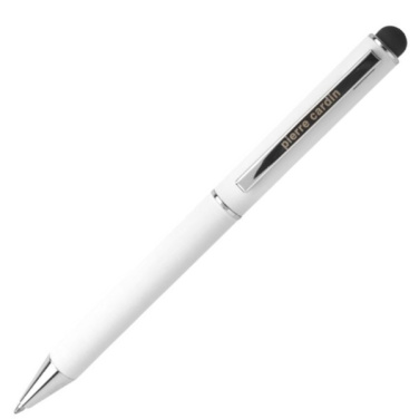 Logo trade promotional product photo of: Metal ballpoint pen, touch pen, soft touch CLAUDIE Pierre Cardin