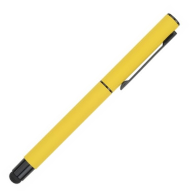 Logo trade promotional gifts image of: Roller touch pen, soft touch CELEBRATION Pierre Cardin