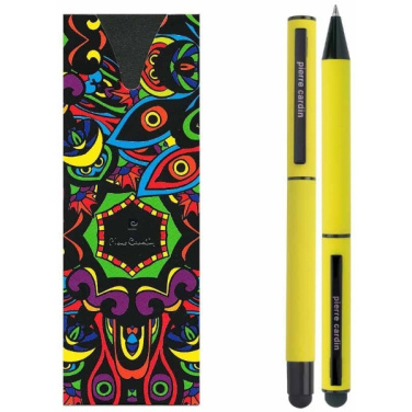 Logotrade corporate gift picture of: Writing set touch pen, soft touch CELEBRATION Pierre Cardin