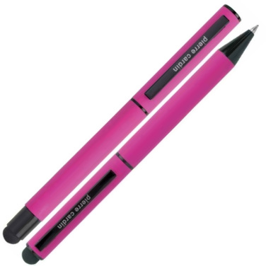 Logotrade promotional item picture of: Writing set touch pen, soft touch CELEBRATION Pierre Cardin