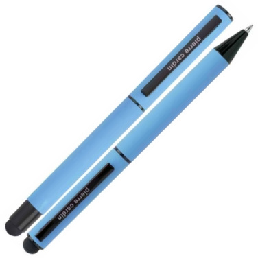 Logo trade business gifts image of: Writing set touch pen, soft touch CELEBRATION Pierre Cardin