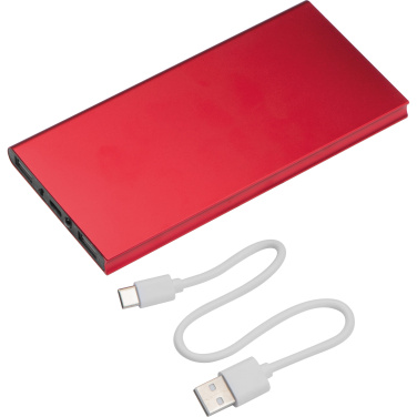 Logotrade promotional merchandise image of: Power bank 8 000 mAh WOLFSBERG