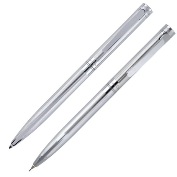 Logo trade promotional gifts picture of: Writing set ballpoint pen & pencil RENEE Pierre Cardin