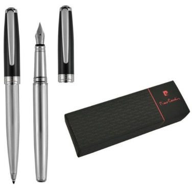 Logotrade promotional gift picture of: Writing set ballpoint pen & fountain pen CHRISTOPHE Pierre Cardin