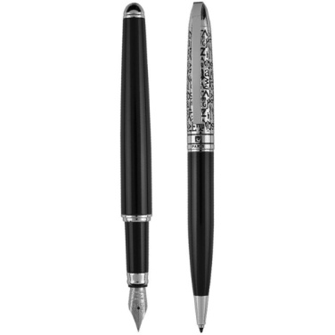 Logo trade promotional products image of: Writing set ballpoint pen & fountain pen JACQUES Pierre Cardin