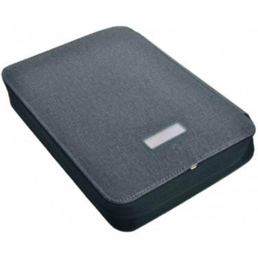 Logo trade corporate gifts picture of: Folder A5 & power bank 4000 mAh SORBONNE Pierre Cardin