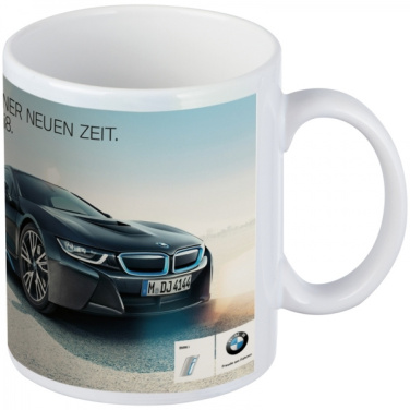 Logo trade advertising products image of: Classic coffee mug for allover print VIESTE 300 ml