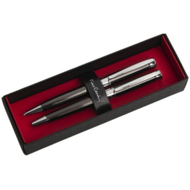 Logotrade promotional merchandise photo of: Metal set of ballpoint pen and roller ROI