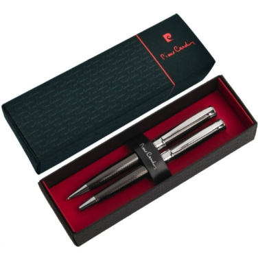 Logotrade promotional merchandise picture of: Metal set of ballpoint pen and roller ROI