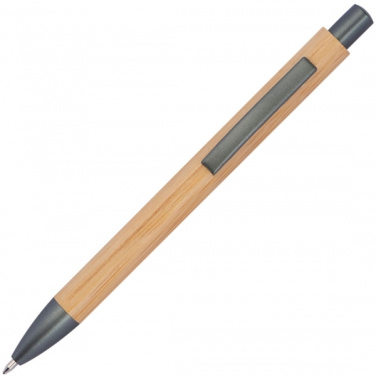 Logo trade promotional items picture of: Bamboo ballpen BERINGEN