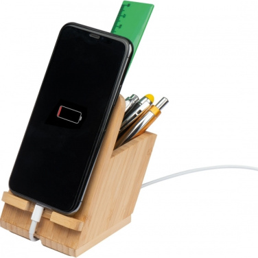Logo trade promotional merchandise picture of: Desk stand FREDERICTON