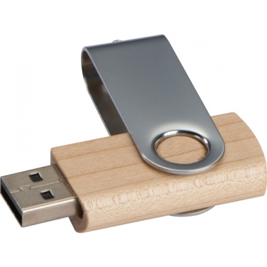 Logo trade promotional merchandise photo of: USB stick 4GB LESSINES