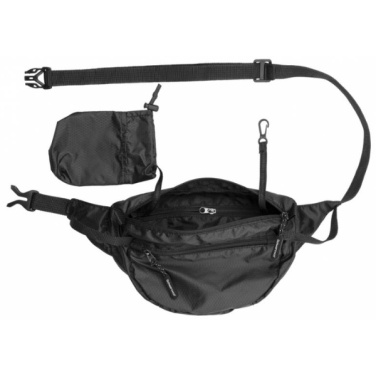 Logo trade promotional items image of: Waist bag MOBILA Schwarzwolf