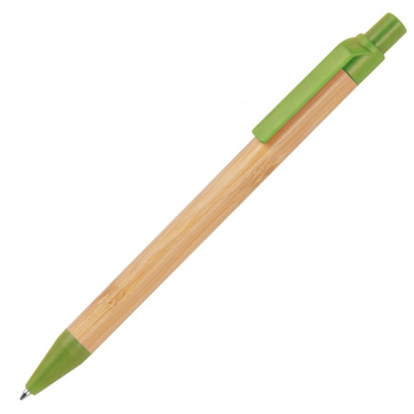 Logo trade promotional gifts picture of: Wheatstraw and bamboo ballpen HALLE