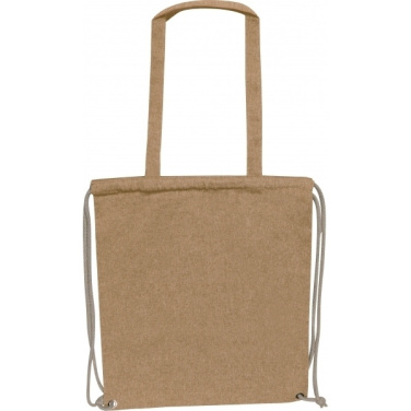 Logo trade advertising products image of: Recycled cotton bag ADDISON