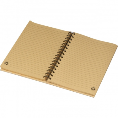 Logo trade promotional items picture of: A5 notebook PISA