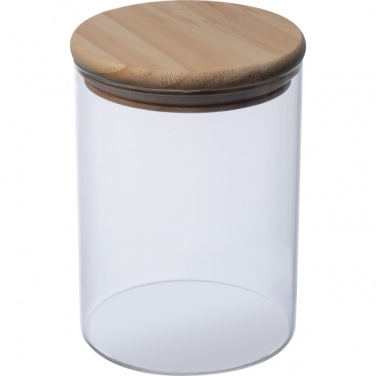 Logo trade promotional gifts image of: Pojemnik szklany OSAKA 700 ml