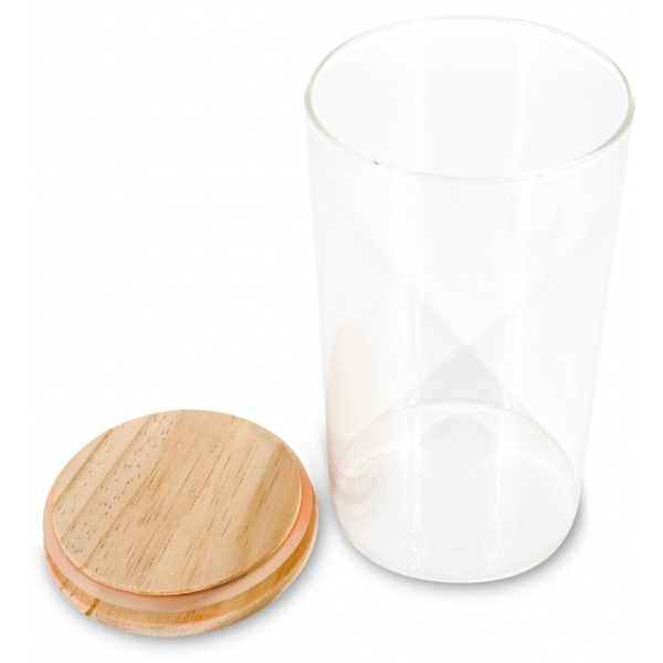 Logo trade promotional items picture of: Borosilicate container ONTARIO 1000 ml