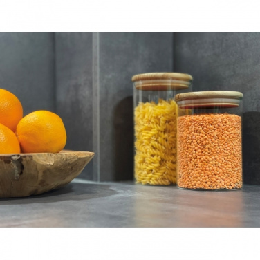 Logo trade advertising products image of: Borosilicate container ONTARIO 1000 ml