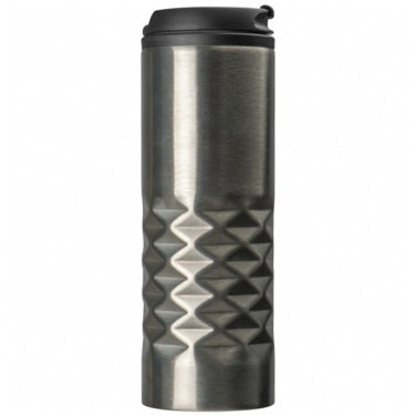 Logo trade promotional items image of: Thermal stainless steel mug SANTANDER 500 ml