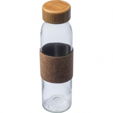 Logotrade promotional merchandise image of: Glass bottle SKOPJE 500 ml