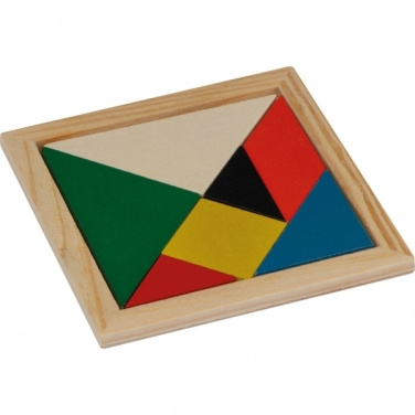 Logo trade promotional merchandise picture of: Wooden puzzle PORTO