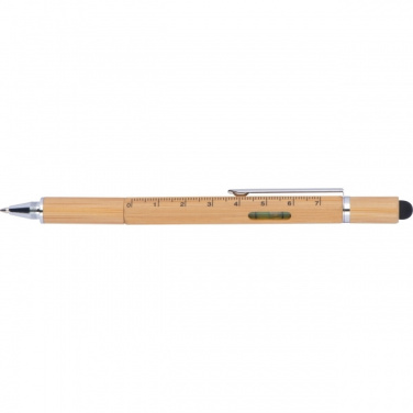 Logo trade promotional gift photo of: 6in1 multifunctional pen COIMBRA