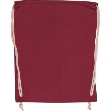 Logotrade corporate gift image of: Cotton gym bag CARLSBAD