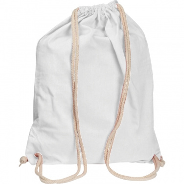 Logotrade business gift image of: Cotton gym bag CARLSBAD