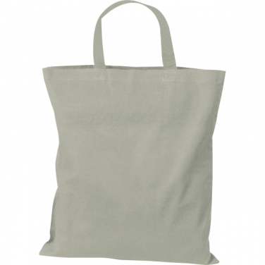 Logo trade advertising product photo of: Cotton bag with short handles BREGENZ