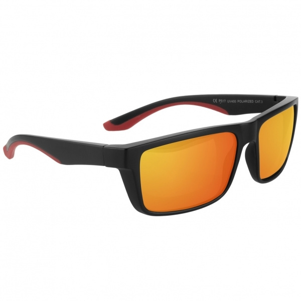 Logo trade business gifts image of: Sunglasses IRAVADI Schwarzwolf