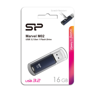 Logo trade promotional products picture of: Pendrive Silicon Power Marvel - M02 3.2 16GB