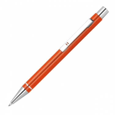 Logotrade promotional giveaway image of: Metal semi gel ballpoint Pen ALMEIRA