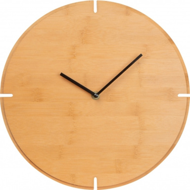 Logo trade promotional gift photo of: Wall Clock HAMPTON