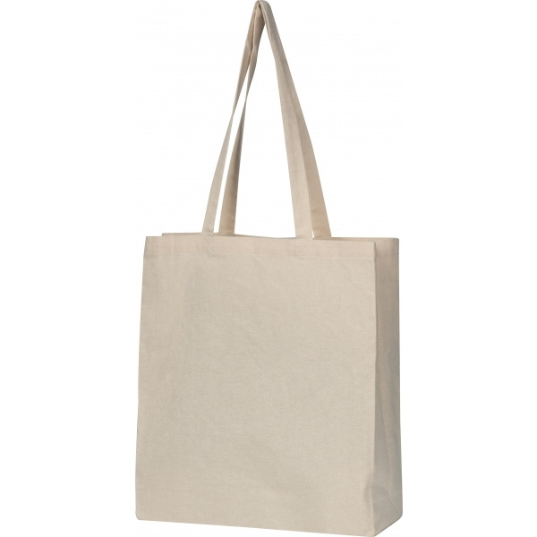 Logotrade promotional gifts photo of: Organic cotton bag with bottom fold INNSBRUCK