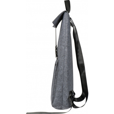 Logo trade promotional item photo of: RPET Felt Backpack BIRMINGHAM