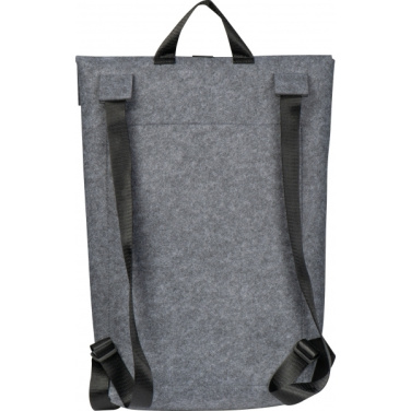Logo trade promotional product photo of: RPET Felt Backpack BIRMINGHAM