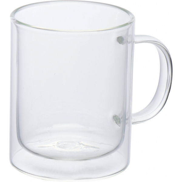 Logo trade promotional items image of: Double-walled cup CARACAS 350 ml