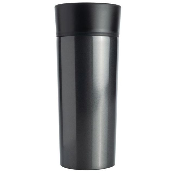 Logo trade business gift photo of: Thermo mug ARANSOL 300 ml Schwarzwolf