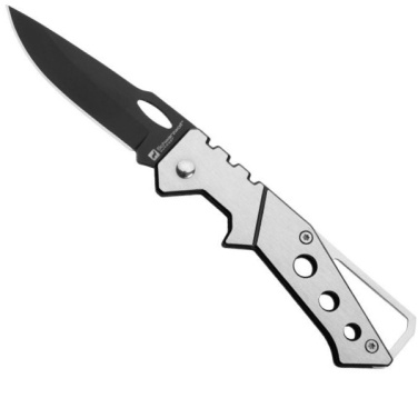 Logo trade business gifts image of: Folding knife GEDIZ Schwarzwolf