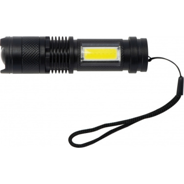 Logo trade advertising products image of: Rechargeable flashlight AARHUS