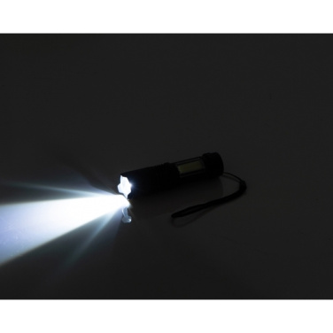 Logo trade business gift photo of: Rechargeable flashlight AARHUS