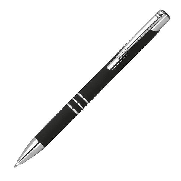 Logotrade promotional merchandise photo of: Semi gel pen soft touch DUNMORE