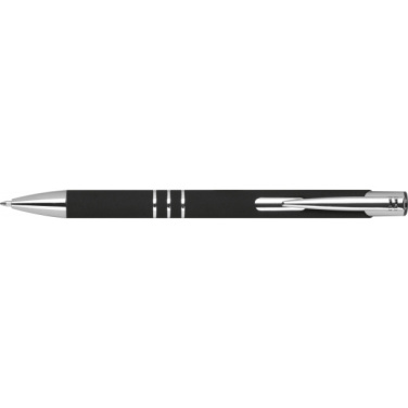 Logo trade corporate gift photo of: Semi gel pen soft touch DUNMORE