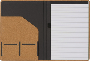 Logo trade promotional merchandise image of: A4 writing folder Syracuse