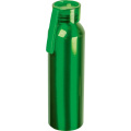 Recycled aluminum bottle Cork, green